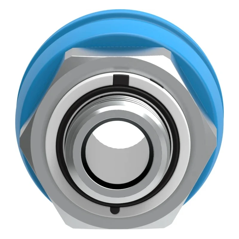 Festo Brass Pneumatic Quick Connect Coupling 1/4 in Male G Thread 8mm Hose Barb Nickel Plated KD4-1/4-A