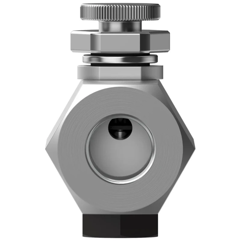 Festo GR Series Flow Controller Flow Valve G 1/4 Threaded, Aluminium Alloy, 2 Bar Max Pressure GR-1/4
