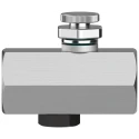 Festo GR Series Flow Controller Flow Valve G 1/4 Threaded, Aluminium Alloy, 2 Bar Max Pressure GR-1/4