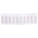 RS PRO Temperature Sensitive Label 65 °C to 93 °C 6 Levels 10 Labels Horizontal Non-Reversible 32mm x 12mm 285-936