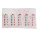 RS PRO Temperature Sensitive Label 99°C to 127°C 6 Levels 10 Labels Horizontal Orientation 32mm x 12mm 285-942