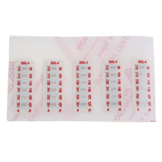 RS PRO Temperature Sensitive Label 99°C to 127°C 6 Levels 10 Labels Horizontal Orientation 32mm x 12mm 285-942