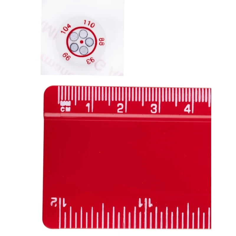 RS PRO Temperature Sensitive Label 88 °C to 110 °C 5 Levels 14mm Circular Non-Reversible 10 Labels 285-986