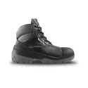 Heckel XXL PRO Black Men's Ankle Safety Boots Stainless Steel Toe Cap Size UK 13 EU 48 6391348