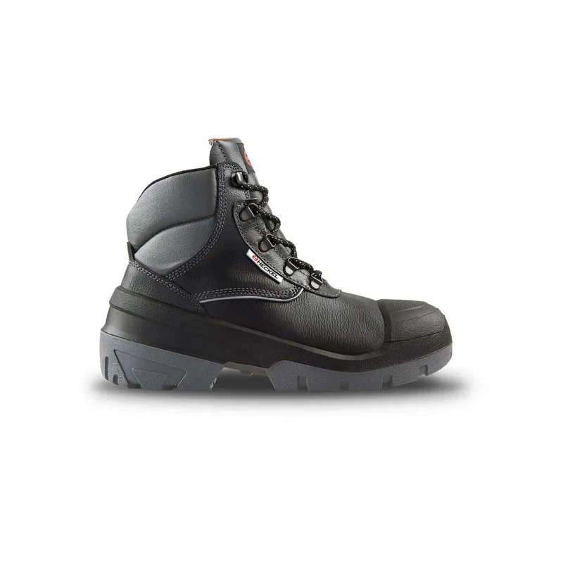 Heckel XXL PRO Black Men's Ankle Safety Boots Stainless Steel Toe Cap Size UK 13 EU 48 6391348