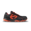Heckel Men's Black, Red Composite Safety Trainer RUN-R, UK 6.5, EU 40, Composite Toe, Leather Upper, EN ISO 6260340