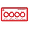 RS PRO Temperature Sensitive Label 104 °C to 121 °C 4 Levels 10 Labels Circular Non-Reversible 45mm x 23mm 286-052