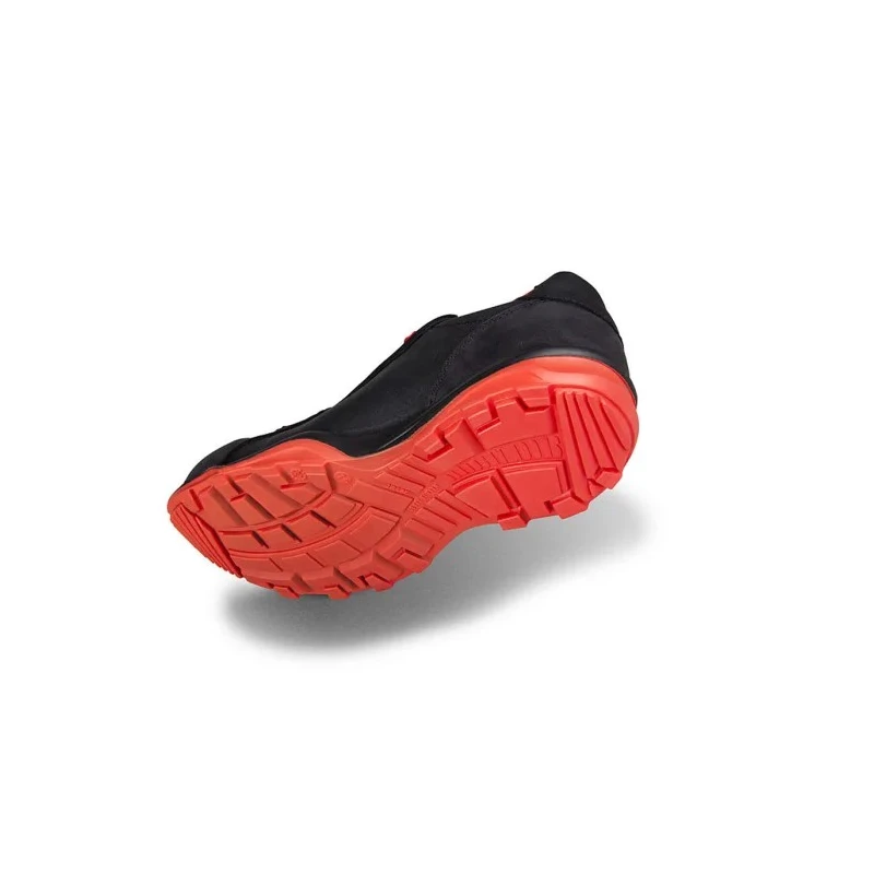 Heckel Men's Safety Trainer RUN-R Composite Toe, Black Red, UK 8, EU 42 6260342