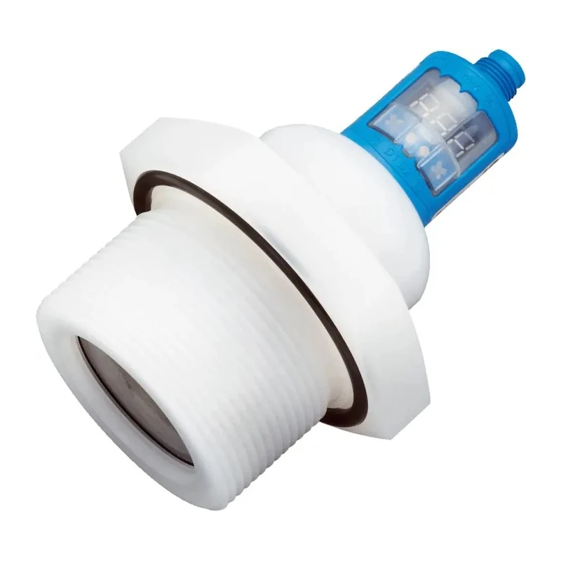 SICK Ultrasonic Level Sensor with Display Screw Mount PVDF PBT TPU Housing Perfluoroelastomer Gasket 30V DC 200mA 6bar UP56