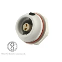 Souriau Sunbank by Eaton Industrial Circular Connector, 2 Contacts, Front Mount Socket, Female, Polymer Housing, Rated IP68