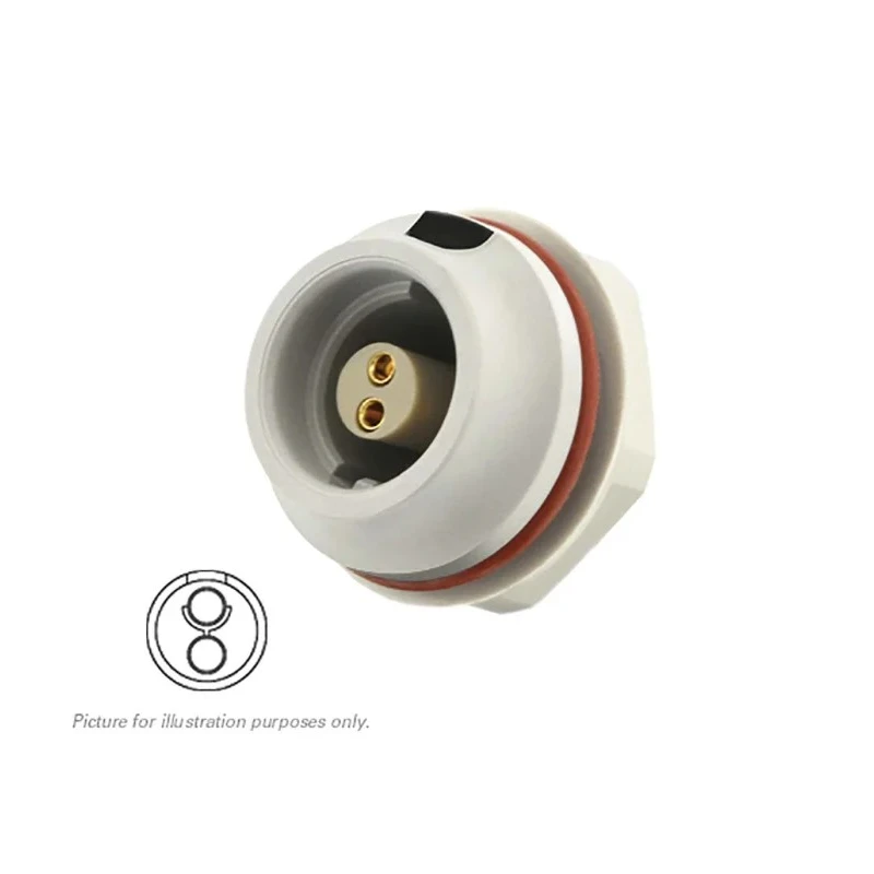 Souriau Sunbank by Eaton Industrial Circular Connector, 2 Contacts, Front Mount Socket, Female, Polymer Housing, Rated IP68