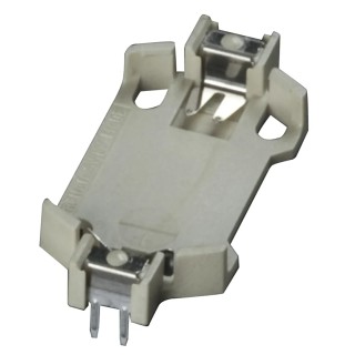 Takachi Electric Industrial Battery Holder for CR2430, Through Hole Mount, Glass Filled Liquid Crystal Polymer, Model CR2430