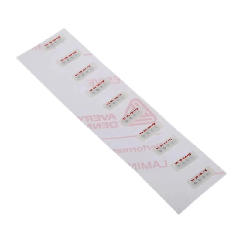 RS PRO Temperature Sensitive Label 93 °C to 110 °C 4 Levels 10 Labels Circular Non-Reversible 11mm x 4mm 286-119