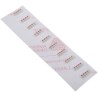 RS PRO Temperature Sensitive Label 93 °C to 110 °C 4 Levels 10 Labels Circular Non-Reversible 11mm x 4mm 286-119