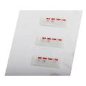 RS PRO Temperature Sensitive Label 93 °C to 110 °C 4 Levels 10 Labels Circular Non-Reversible 11mm x 4mm 286-119