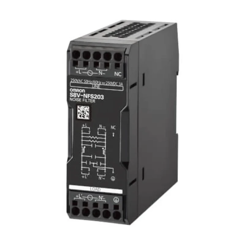 Omron Noise Filter 3A Input Current, DIN Rail Mount for Control Panel, S8V Series S8V-NFS203