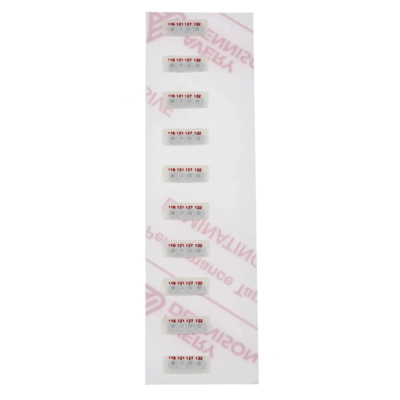 RS PRO Temperature Sensitive Label 4 Levels 116 °C to 132 °C Circular Self-Adhesive 10 Labels 286-125