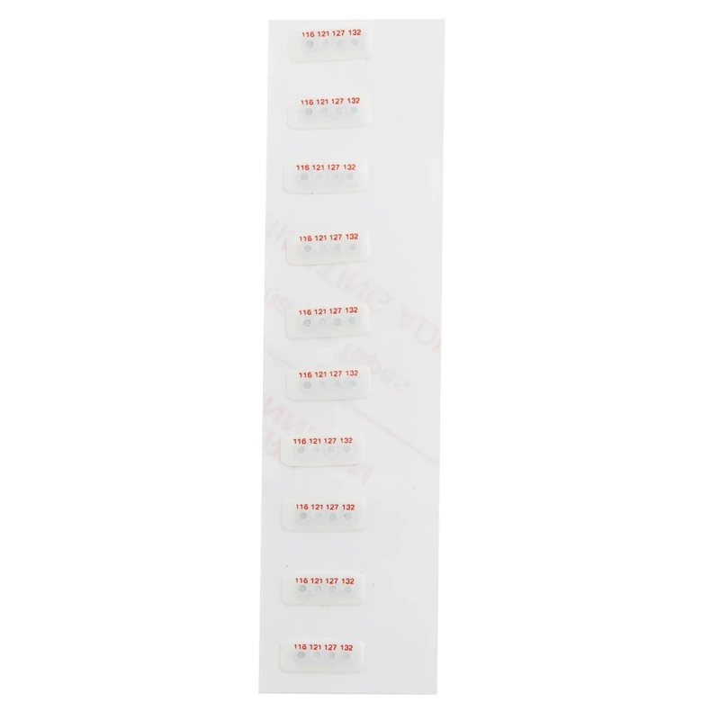 RS PRO Temperature Sensitive Label 4 Levels 116 °C to 132 °C Circular Self-Adhesive 10 Labels 286-125
