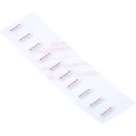 RS PRO Temperature Sensitive Label 138 °C to 154 °C 4 Levels 10 Labels Circular Self-Adhesive Non-Reversible 11mm x 286-131