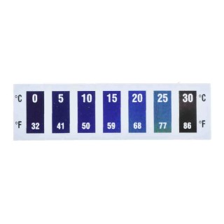 RS PRO Reversibility Temperature Sensitive Label 0 °C to 30 °C 7 Levels 286-153