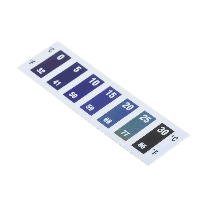 RS PRO Reversibility Temperature Sensitive Label 0 °C to 30 °C 7 Levels 286-153