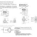 Honeywell 26PC Series Pressure Sensor, Wheatstone Bridge Output, Gauge Reading 0 to 15 psi, 2.5-16V, ±0.25% 26PCCFA6G
