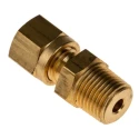 RS PRO Brass Compression Fitting for Use with Thermocouple or PRT Probe, RoHS Compliant Standard 286-715