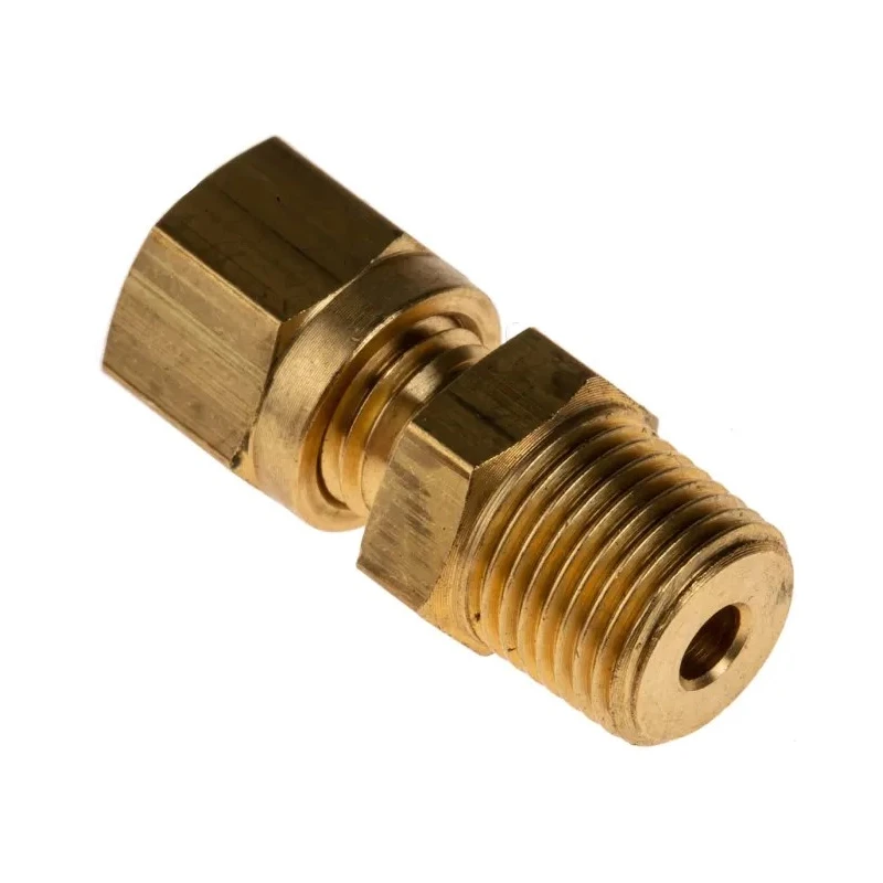 RS PRO Brass Compression Fitting for Use with Thermocouple or PRT Probe, RoHS Compliant Standard 286-715