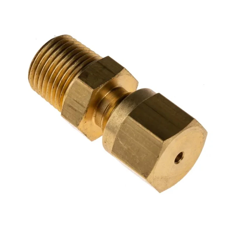RS PRO Brass Compression Fitting for Use with Thermocouple or PRT Probe, RoHS Compliant Standard 286-715