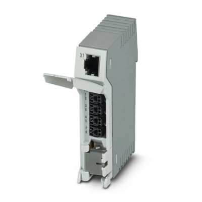 Phoenix Contact Ethernet Patch Panel DIN Rail Mount IP20 Surge Protection RJ45 Socket CAT5e 10/100/1000 Mbps 2703023