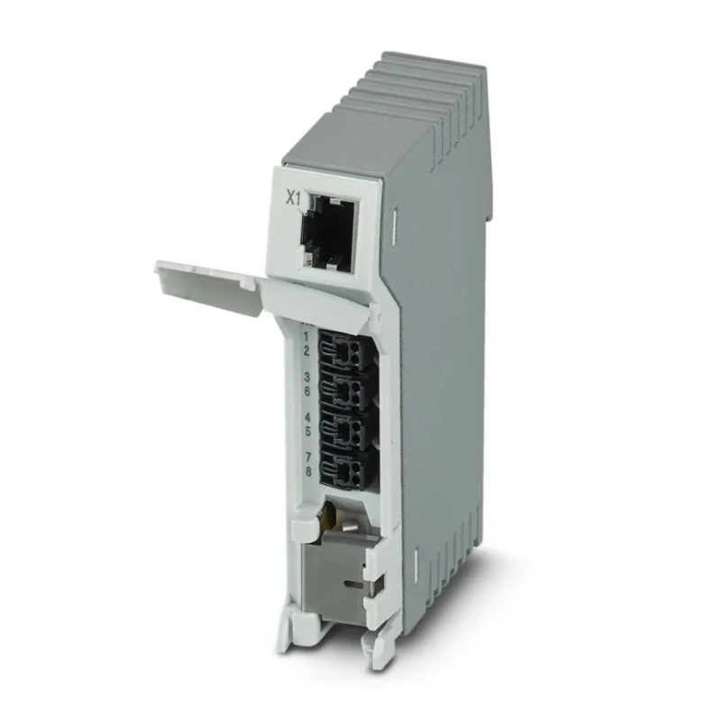 Phoenix Contact Ethernet Patch Panel DIN Rail Mount IP20 Surge Protection RJ45 Socket CAT5e 10/100/1000 Mbps 2703023