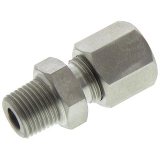 RS PRO Stainless Steel Compression Fitting for Use with Thermocouple or PRT Probe, RoHS Compliant 286-759