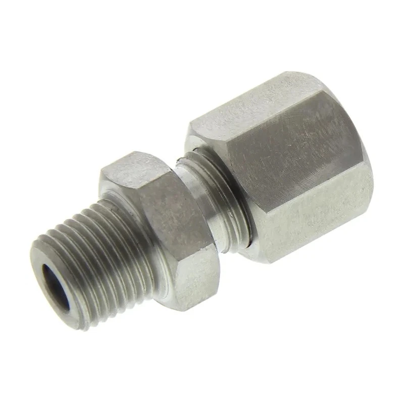 RS PRO Stainless Steel Compression Fitting for Use with Thermocouple or PRT Probe, RoHS Compliant 286-759