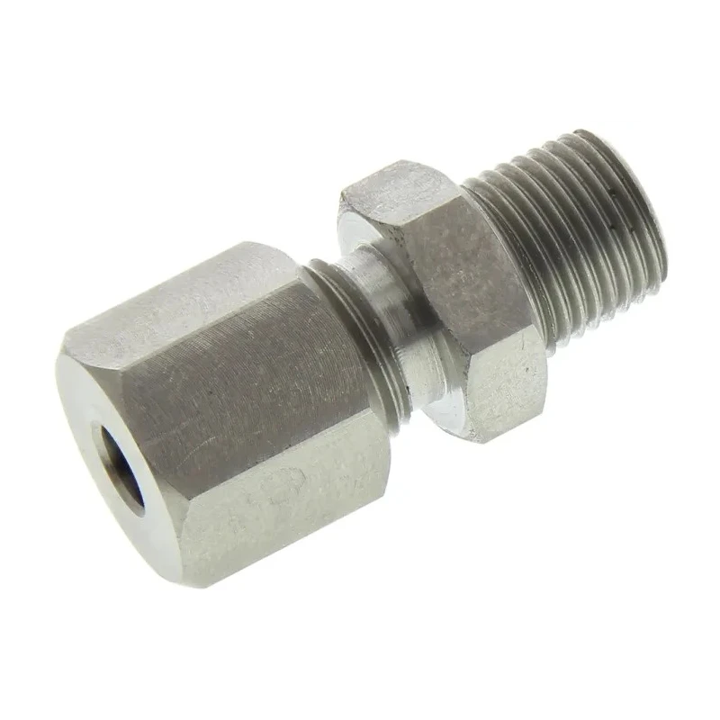 RS PRO Stainless Steel Compression Fitting for Use with Thermocouple or PRT Probe, RoHS Compliant 286-759