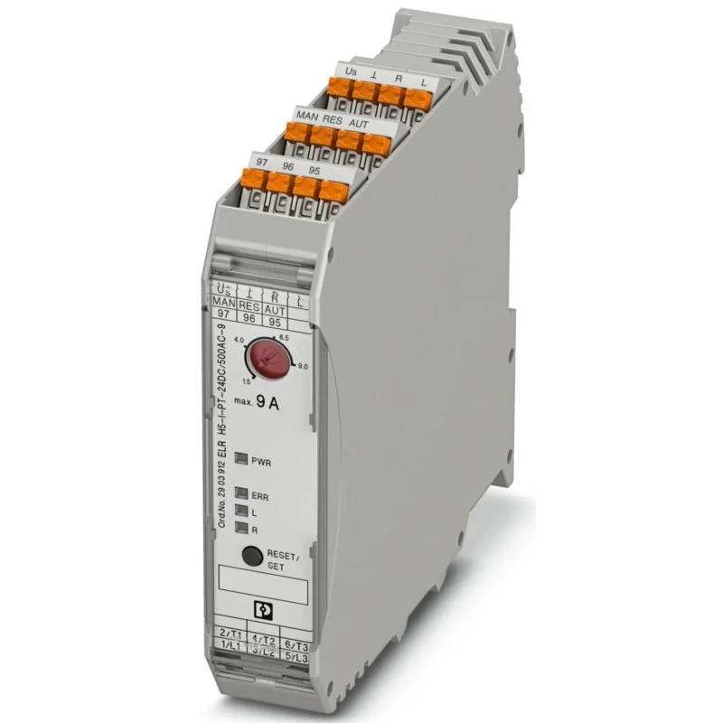 Phoenix Contact ELR H5-I-PT-24DC/500AC-9 Reversible Motor Starter 550V AC 10 W 3 Phase IP20