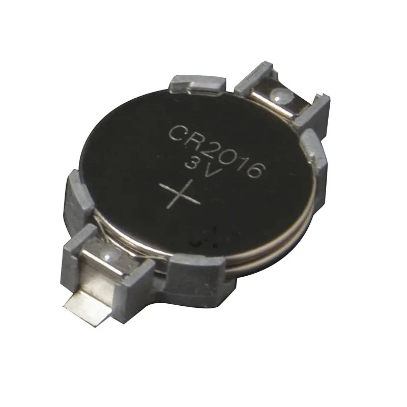 Takachi Electric Industrial Surface Mount Battery Holder for 2 x CR2016 Coin Cells 