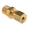 RS PRO Brass Compression Fitting for Use with Thermocouple or PRT Probe, RoHS Compliant Standard 286-721