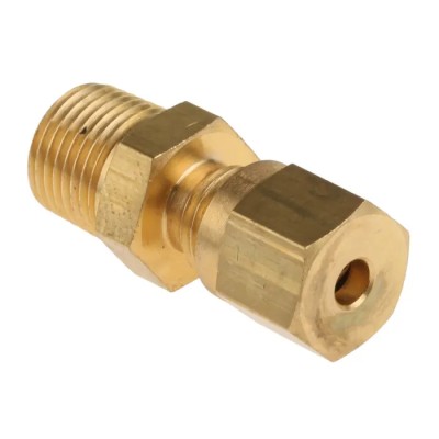 RS PRO Brass Compression Fitting for Use with Thermocouple or PRT Probe, RoHS Compliant Standard 286-721