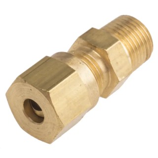 RS PRO Brass Compression Fitting for Use with Thermocouple or PRT Probe RoHS Compliant 286-737