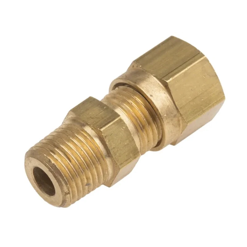 RS PRO Brass Compression Fitting for Use with Thermocouple or PRT Probe RoHS Compliant 286-737