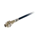 Omron Threaded Barrel Inductive Proximity Sensor M8 2-Wire 3V 3mm Detection Distance IP67 Brass Housing E2E-X3D28-T 2M