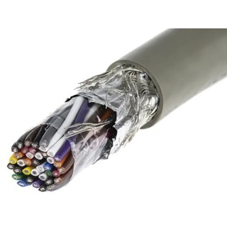 Alpha Wire Pro-Tekt Series Data Cable 15 Pairs 30 Cores 0.23 mm² 100 m Grey Sheath Polyvinyl Chloride B963154 GE033