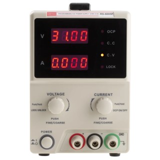 RS PRO Digital Bench Power Supply 0-60V, 5A, 300W, Digital Control, USB & RS232 Interfaces 175-7365