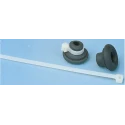 SES Sterling Cable Tie Cable Clamp 18.7mm Width Black Polychloroprene 02520520010