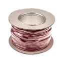Staubli SiliVolt-1V Series Red Hook Up Wire 1.5kV Copper Conductor 651/0.07 mm Strands 25 m 175-7483