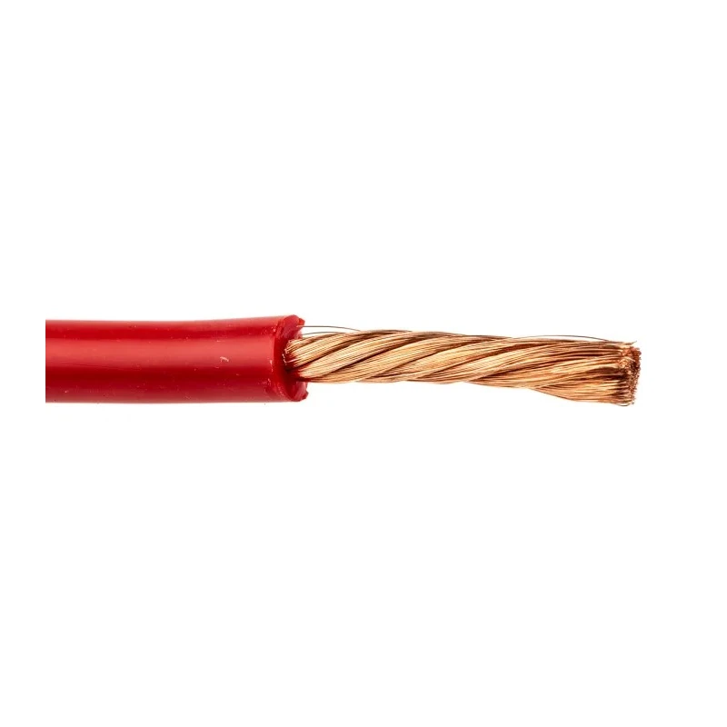 Staubli SiliVolt-1V Series Red Hook Up Wire 1.5kV Copper Conductor 651/0.07 mm Strands 25 m 175-7483