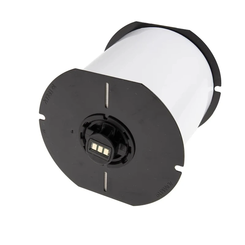 Brady White Label Roll, 101 mm Width, Vinyl Material, Non-Laminated, Compatible with i3300, S3100, BBP30 B30C-4000-7569-WT