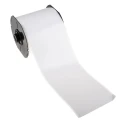 Brady White Label Roll, 101 mm Width, Vinyl Material, Non-Laminated, Compatible with i3300, S3100, BBP30 B30C-4000-7569-WT