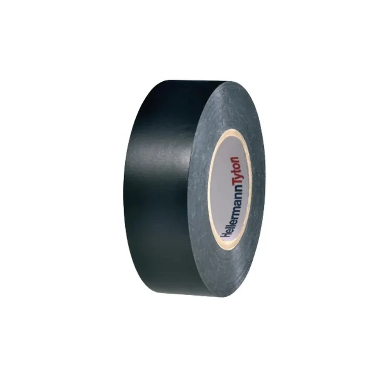 HellermannTyton Electrical Tape Black PVC 19mm x 25m HelaTape Flex 710-00126 HTAPE-FLEX15-19x25-PVC-BK