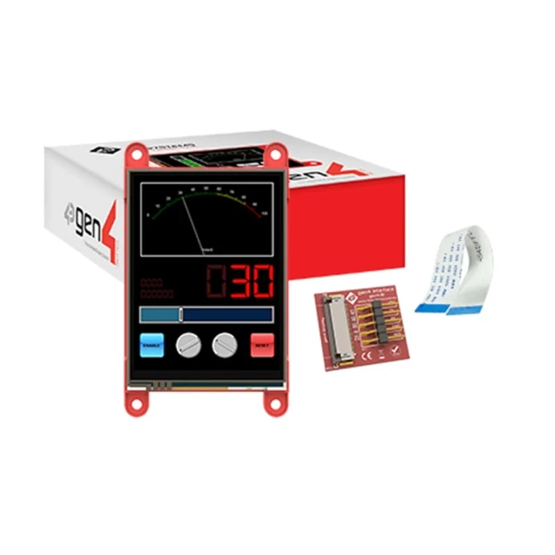 4D Systems 2.8-inch 71.12 mm Resistive Touch Screen LCD Display Module Gen4 Diablo16 gen4-uLCD-28PT-PI